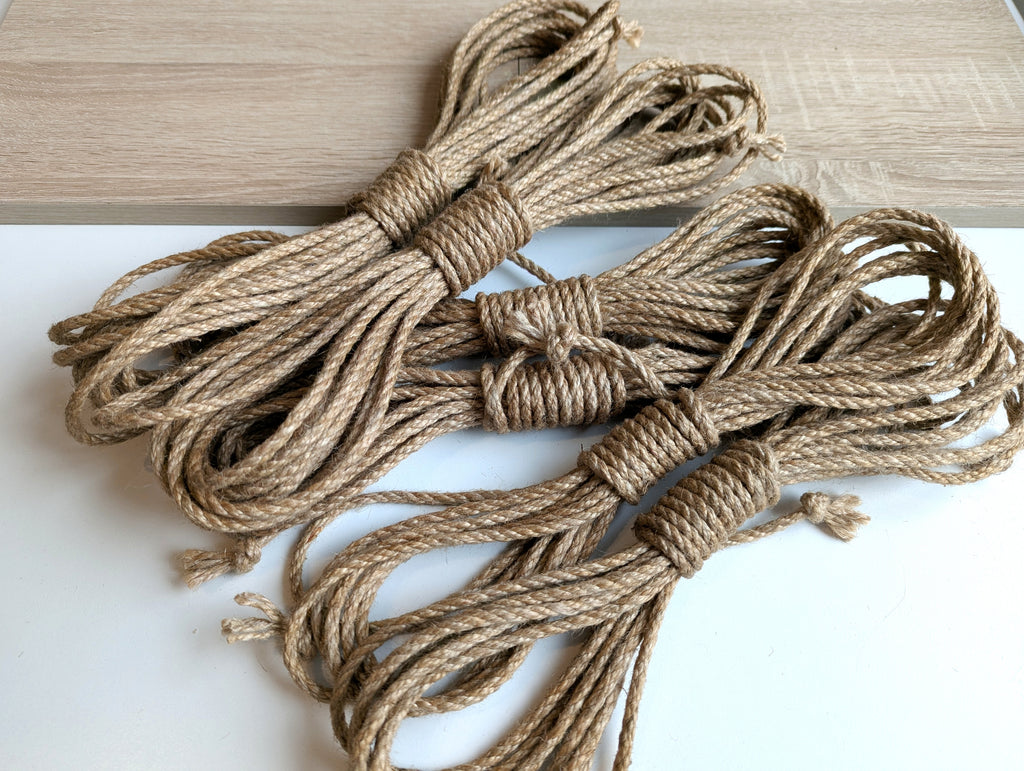 Shibari Rope Handmade Jute - Set 6×8m