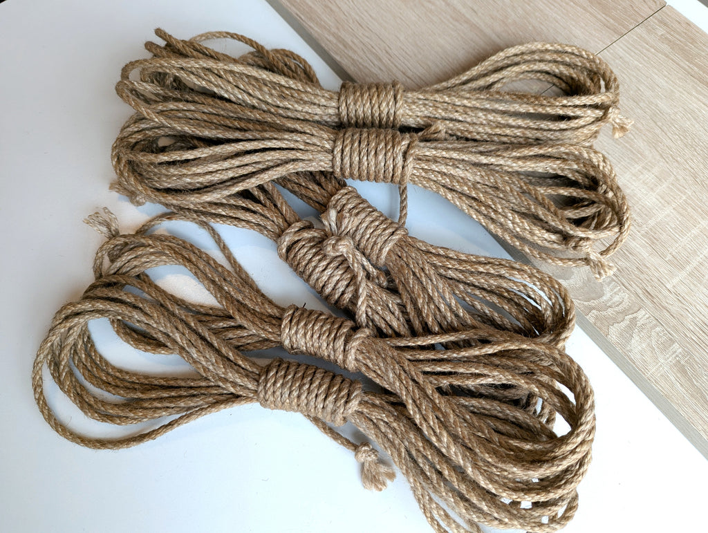 Shibari Rope Handmade Jute - Set 6×8m