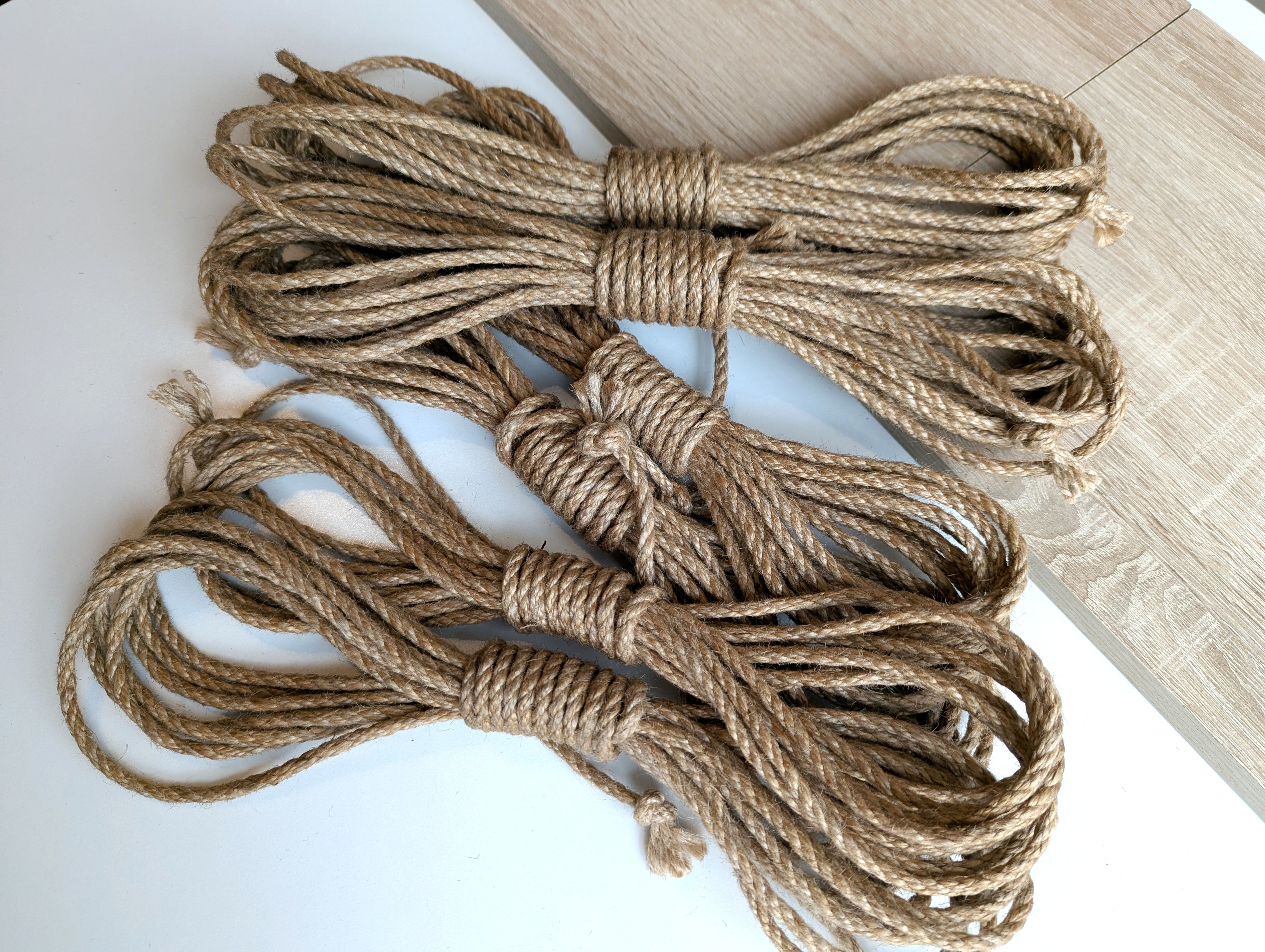 Shibari Rope Handmade Jute - Set 6×8m