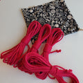 Pink shibari rope jute natural 