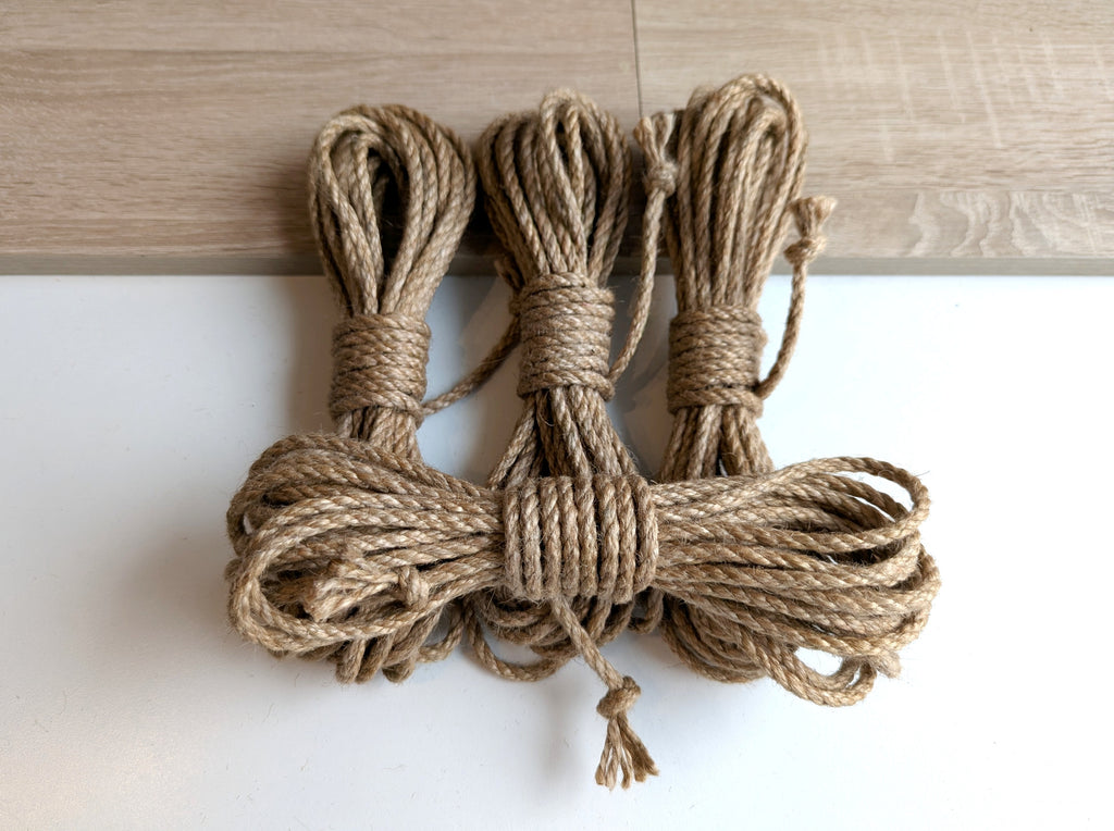 Shibari Rope Handmade Jute - Set 4×8m